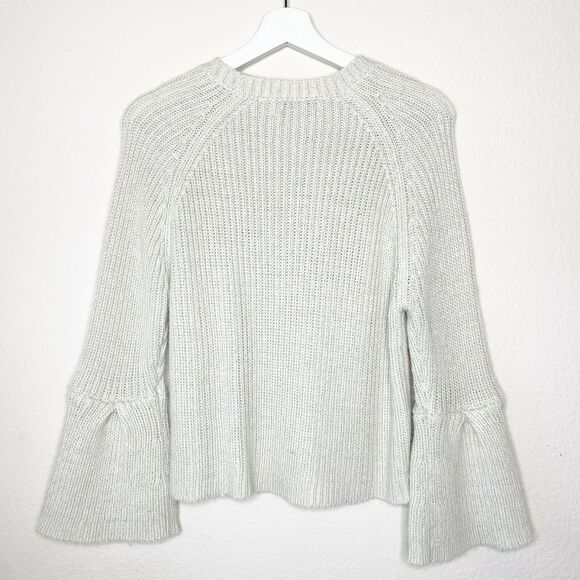 John + Jenn Metallic Sparkle Bell Cuff Sweater - Picture 4 of 6